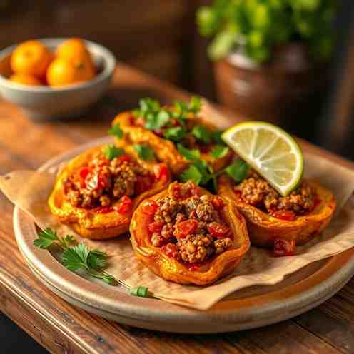 Dominican Tostones Rellenos